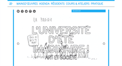 Desktop Screenshot of mainsdoeuvres.org